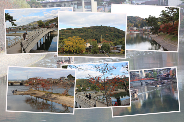秋の宇治川風情/癒し憩い画像データベース