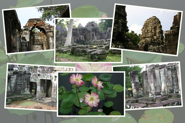 バンテアイ・クデイ「回廊と祠堂」/癒し憩い画像データベース バンテアイ・クデイ「回廊と祠堂」/癒し憩い画像データベース