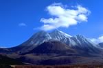 雪化粧の三俣山