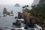 青海島の奇岩群