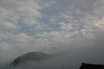 朝霧が包む山陰の小京都、津和野