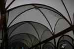 土井ノ浦教会、漆喰仕上げのコウモリ天井