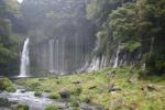 初秋の「白糸の滝」と渓流