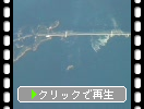 空から見た大鳴門橋と明石海峡大橋と神戸市