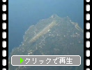 空から見た伊豆大島と房総半島の南端