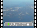 冬の上空から見た琵琶湖、若狭湾と丹波山地