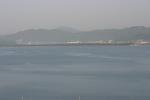 朝の宮津湾と「天橋立」遠景
