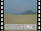 春の鳥取砂丘「馬の背」と日本海