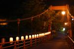 老神温泉の内楽橋の夜景