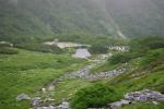 駒ヶ岳千畳敷カールの草原と池