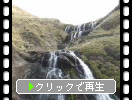 津軽半島の晩秋、海岸そばの「七つ滝」