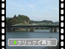 木曽川沿いの秋景と犬山城