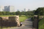 江戸城の「天守台」から見た本丸公園