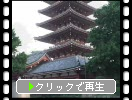 東京浅草寺の五重塔