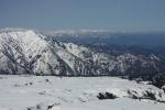 弥陀ヶ原付近から見た雪の北アルプス遠望