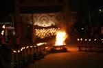 アイヌコタンのイオマンテの火祭り