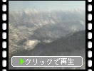 下りのロープウエイから見た越後湯沢の雪景色