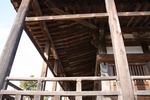 宮島「千畳閣」の欄干と屋根組み