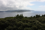 蒲生崎観光公園(標高120m)から見た笠利湾と今井崎方面