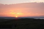道東「濤沸湖」の入り日と夕景