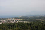 天都山展望台から見た夏の網走