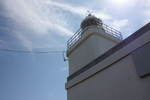 タイル張りの筑前大島灯台