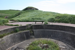 宗像大島の「丘の旧軍砲台跡」