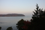 琵琶湖の曙とさざ波