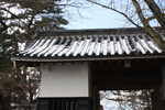 冬の松江城「本丸一ノ門」