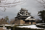 積雪の松江城「天主閣」