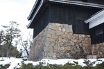 冬の松江城「天守閣」近景