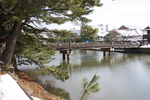 松江城の「宇賀橋」