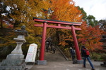 談山神社の鳥居と参道