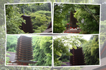 新緑の談山神社「十三重塔」