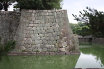 二条城「天守台跡の石垣と内堀」