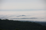 高原から見た雲海