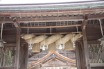 美保神社の神門と注連縄