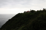 美保関灯台の遠望と日本海