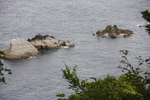 地蔵埼の海岸と岩