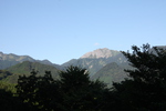地蔵峠から見た「伯耆大山」と周辺の山並み