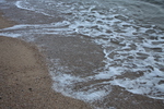 浜辺の寄せる波