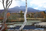 晩秋の妙高高原「いもり池」と妙高山