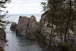碁石海岸「千代島の断崖」
