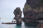 神威岬の「水無し立岩」