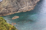 積丹岬「青い海岸と岩」