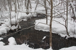 積雪期の奥入瀬渓流「石ヶ戸」周辺