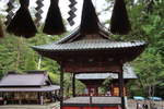 初夏の北口本宮富士浅間神社「神楽殿」
