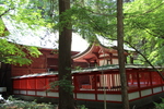 初夏の北口本宮富士浅間神社「諏訪拝殿と諏訪神社」