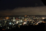 雲霞の長崎夜景