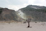 川湯温泉「硫黄山と溶岩原」